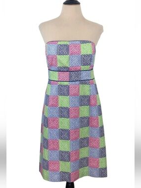 Vineyard Vines Whale Patchwork Derby Dress